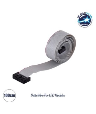 GloboStar® DATULCO 90241 Καλωδιοταινία 1m Data Cable HUB75 Μεταφοράς Σήματος-Εικόνας για Ψηφιακές Οθόνες LED Video Wall Μ100 x Π2.5 x Υ1.5cm - 2 Years Warranty